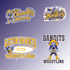 Bandits Wrestling Water Bottle Sticker Bandits Wrestling Water Bottle Sticker
